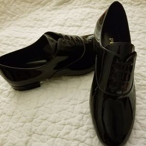 Prada patent leather Oxford shoes